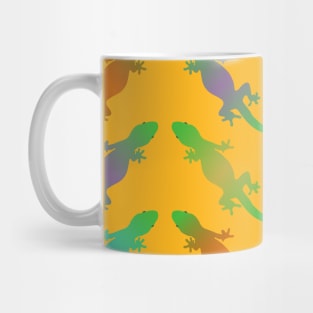 Colorful Gecko Pattern Mug